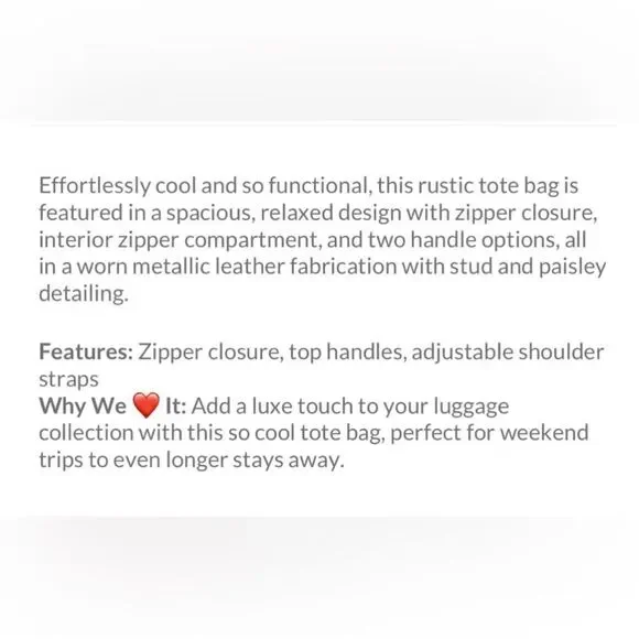 Free People We the Free Augustine Leather Tote Bag - Picture 8 of 8